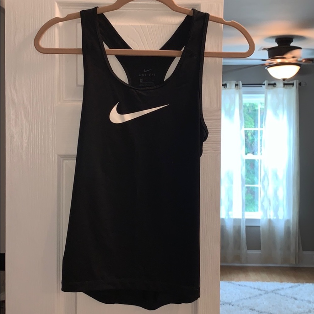 Black Nike Dri-Fit Razor Back Tank
